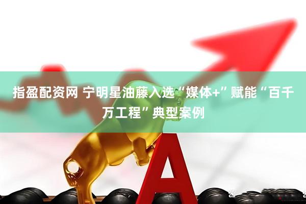 指盈配资网 宁明星油藤入选“媒体+”赋能“百千万工程”典型案例